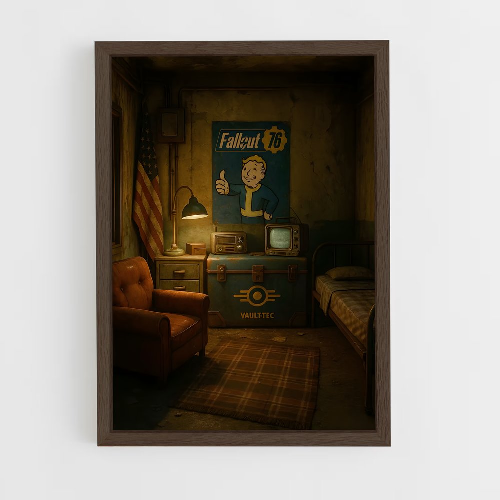 Poster Le Refuge de l'Après-Guerre – affiche Fallout (vue 5)