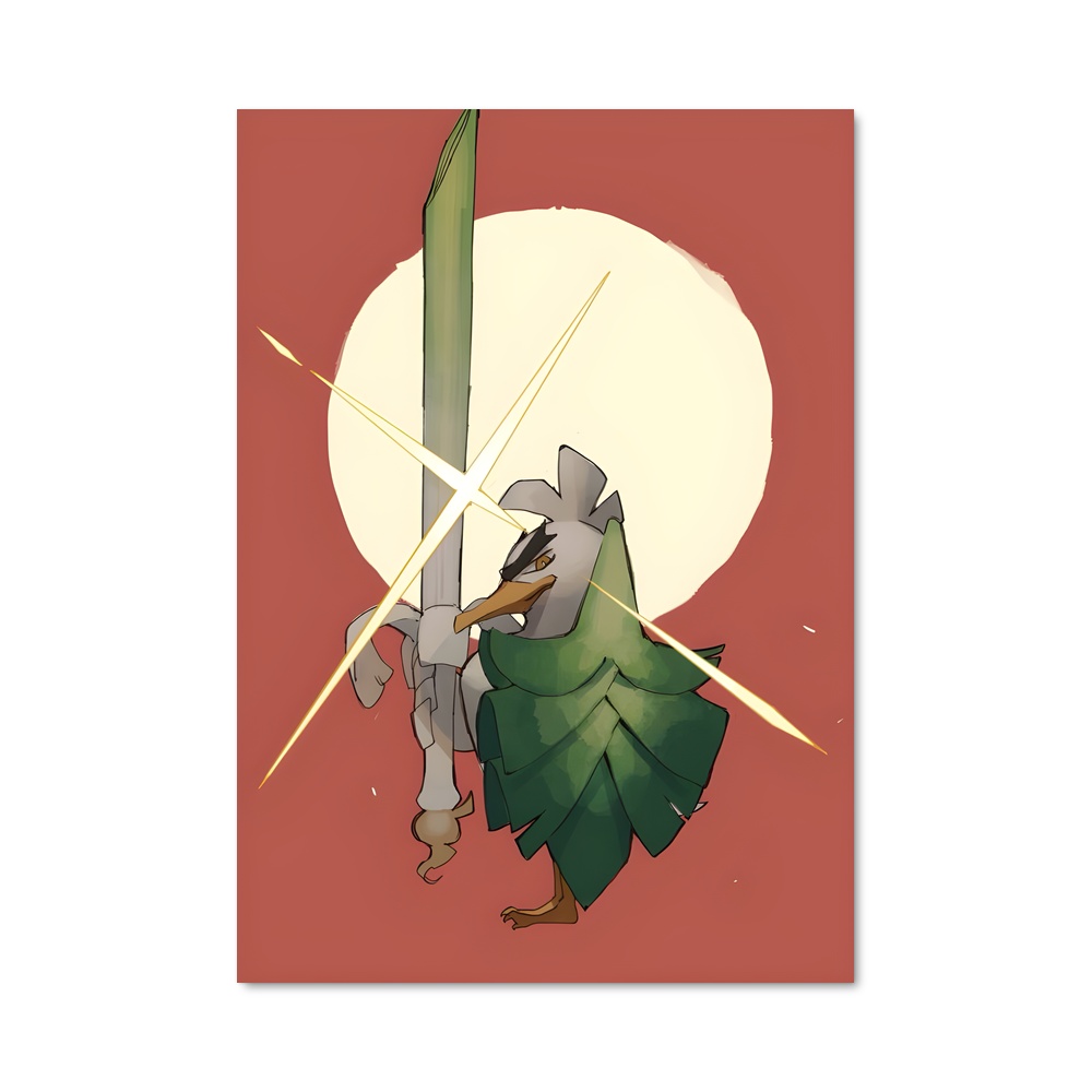 Poster Farfetchd Épée – affiche Pokemon