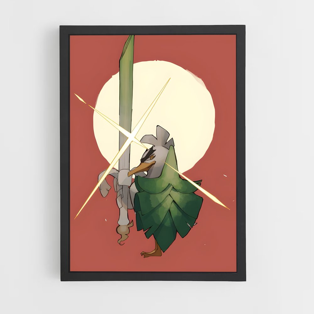 Poster Farfetchd Épée – affiche Pokemon (vue 2)