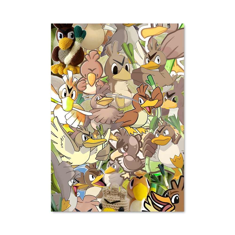 Poster Farfetchd Mystique – affiche Pokemon