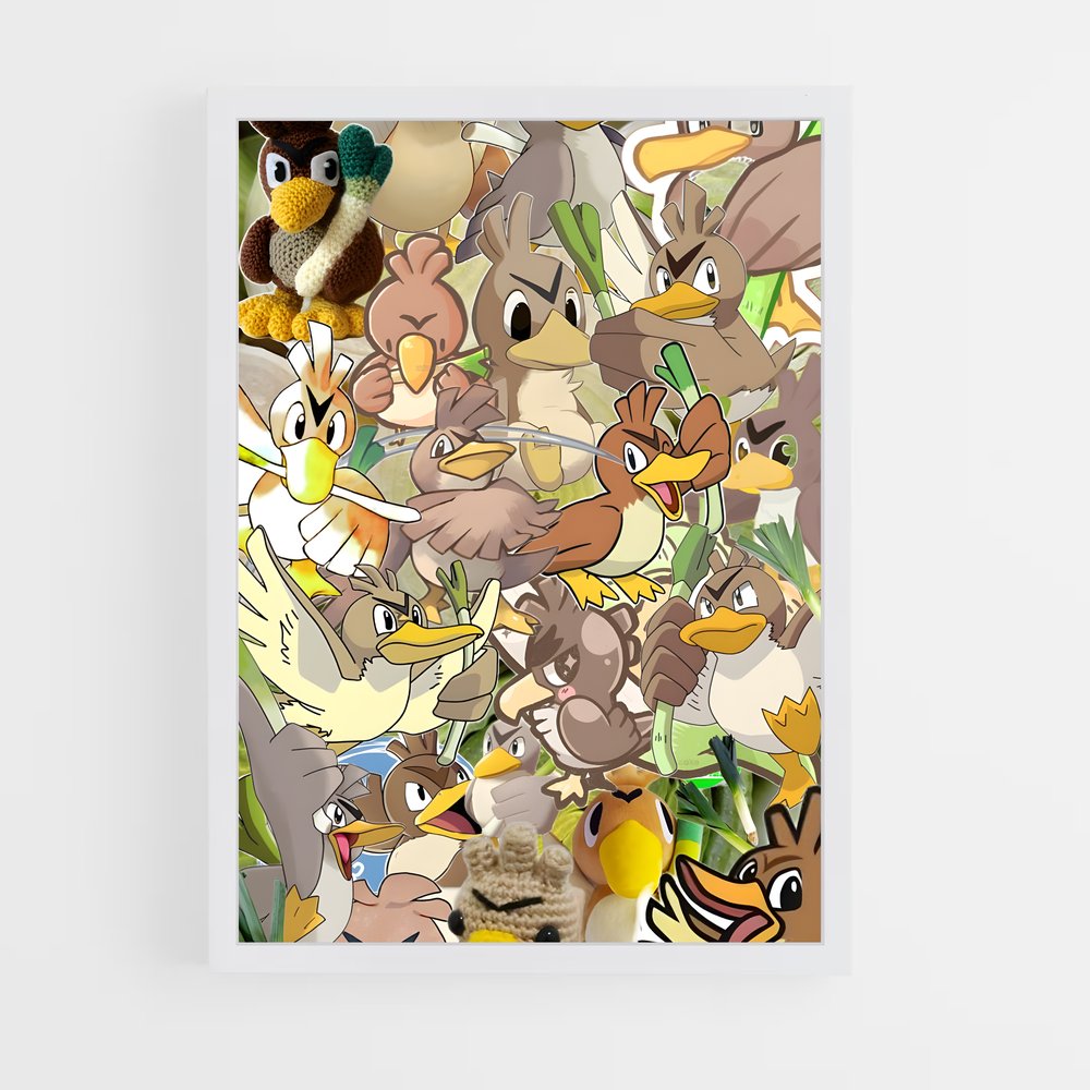 Poster Farfetchd Mystique – affiche Pokemon (vue 3)