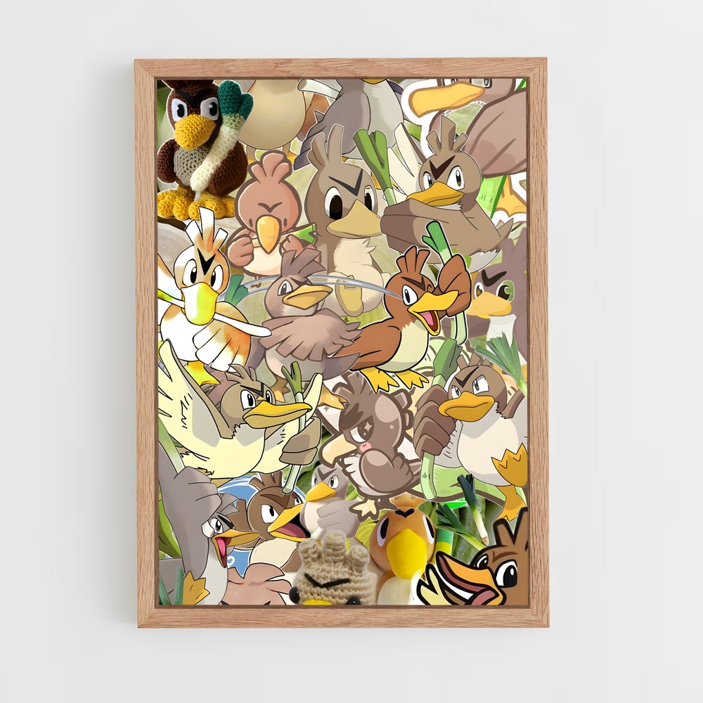 Poster Farfetchd Mystique – affiche Pokemon (vue 4)