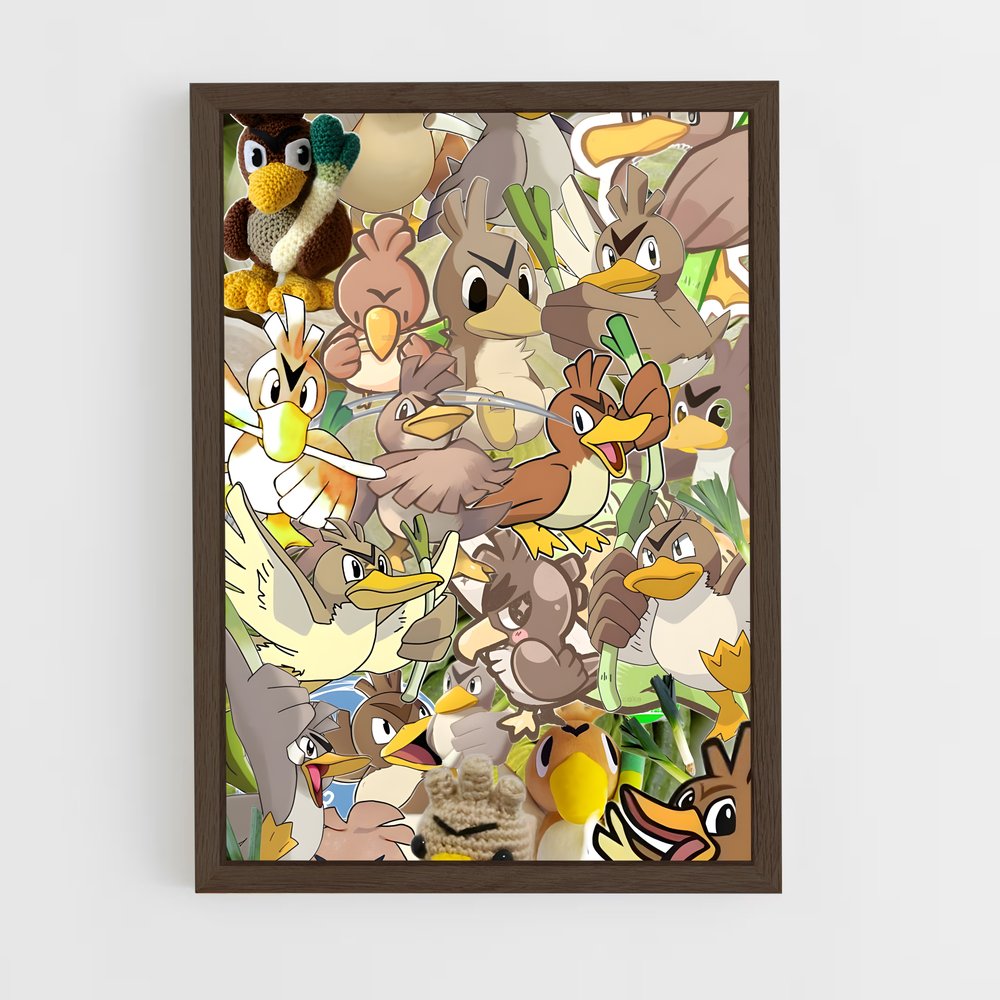 Poster Farfetchd Mystique – affiche Pokemon (vue 5)