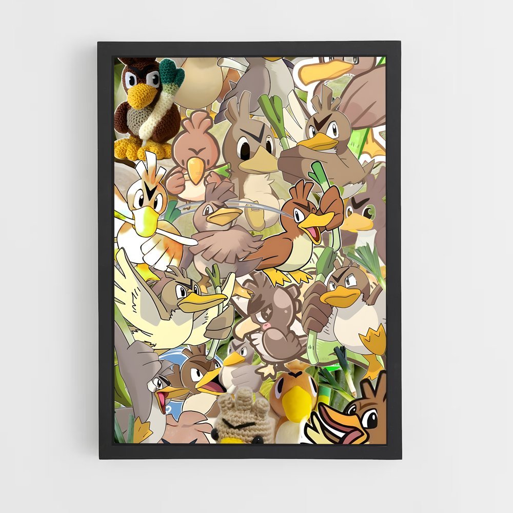 Poster Farfetchd Mystique – affiche Pokemon (vue 2)