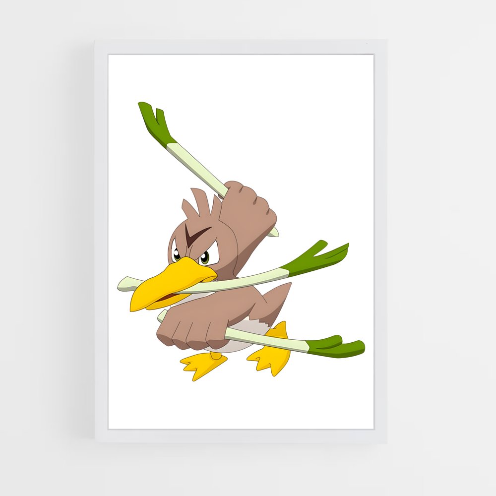 Poster Perroquet Farfelu – affiche Pokemon (vue 3)