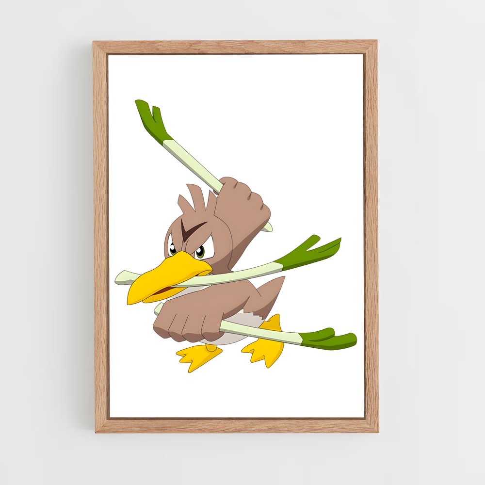 Poster Perroquet Farfelu – affiche Pokemon (vue 4)