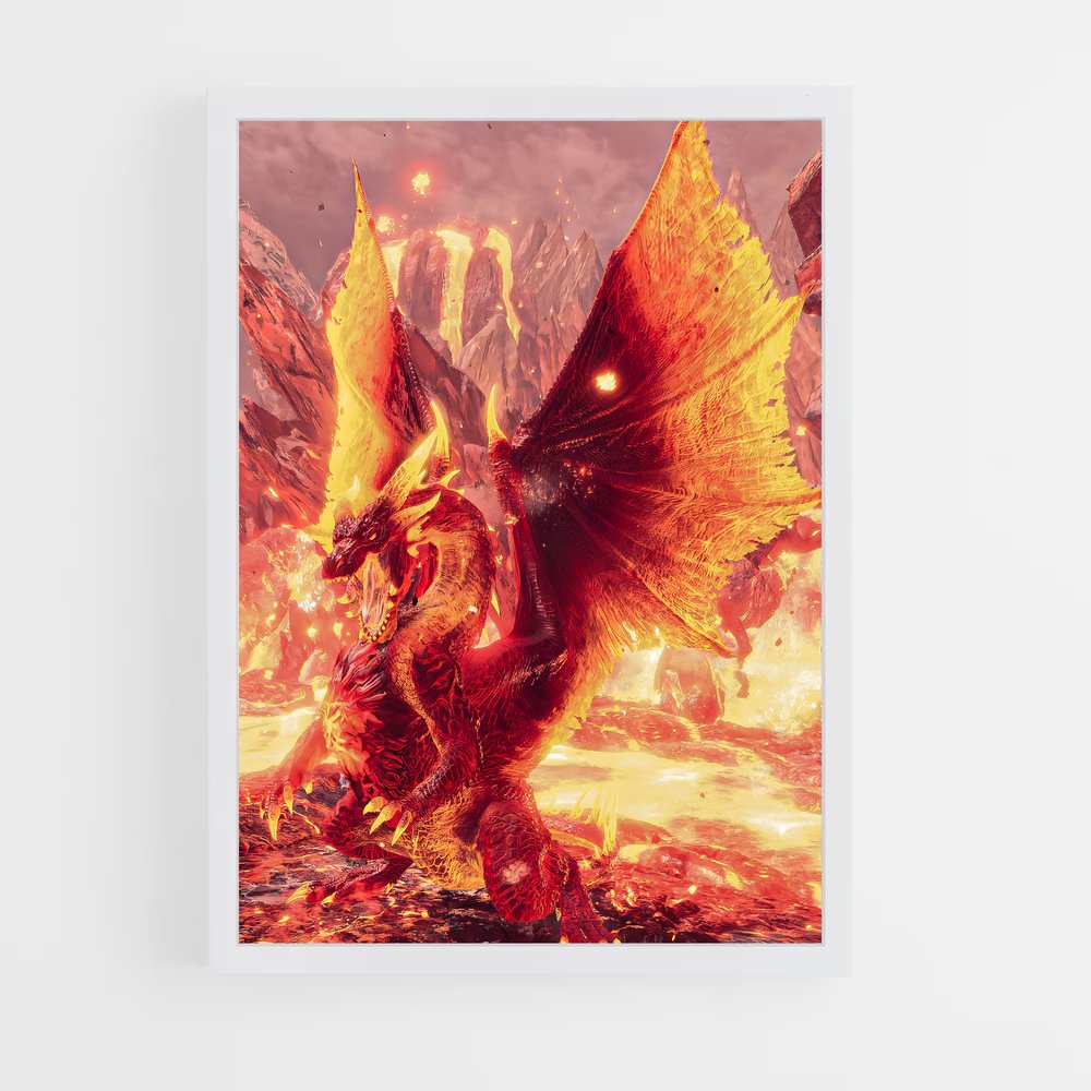 Poster Le Dragon de Fatalis – affiche Monster Hunter (vue 3)