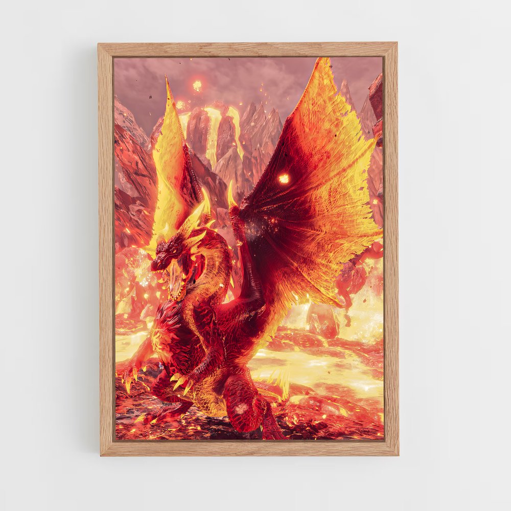Poster Le Dragon de Fatalis – affiche Monster Hunter (vue 4)