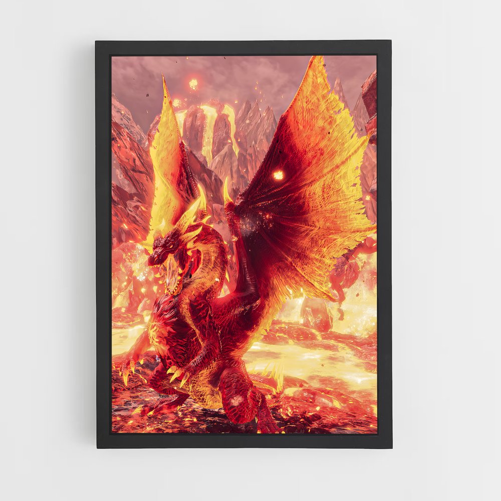 Poster Le Dragon de Fatalis – affiche Monster Hunter (vue 2)