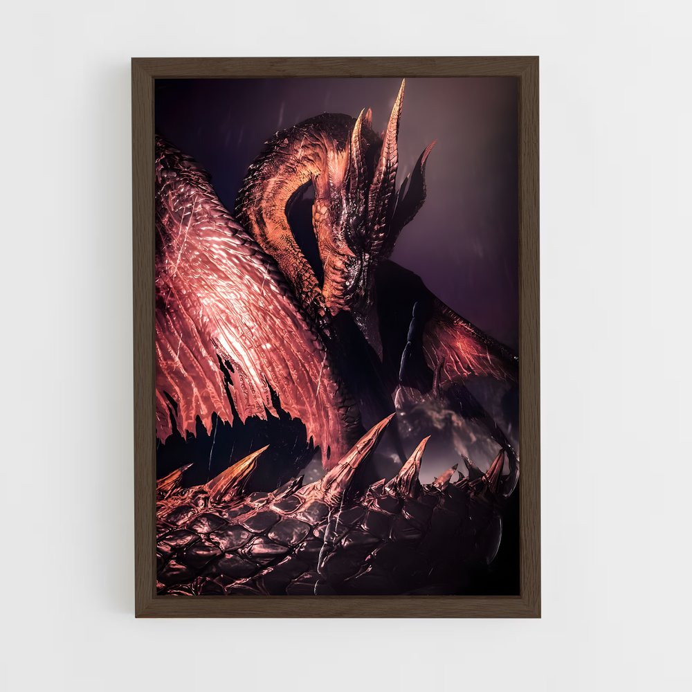Poster Dragon Sombre – affiche Monster Hunter (vue 5)
