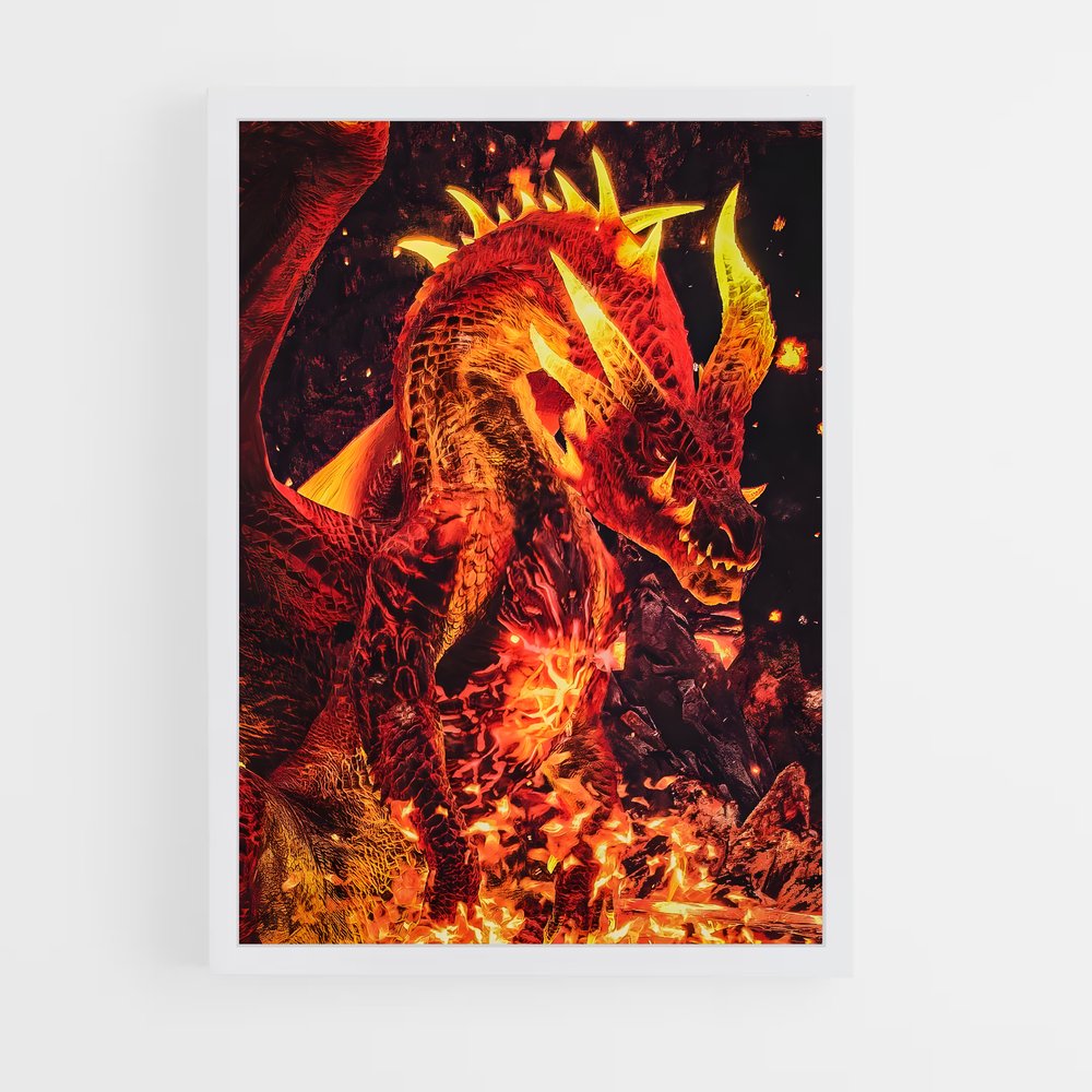 Poster Fatalis souffle – affiche Monster Hunter (vue 3)