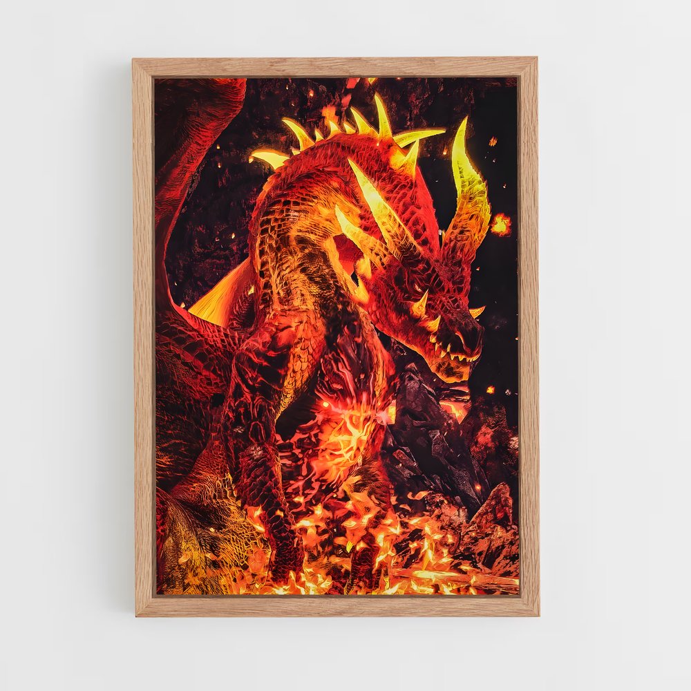 Poster Fatalis souffle – affiche Monster Hunter (vue 4)