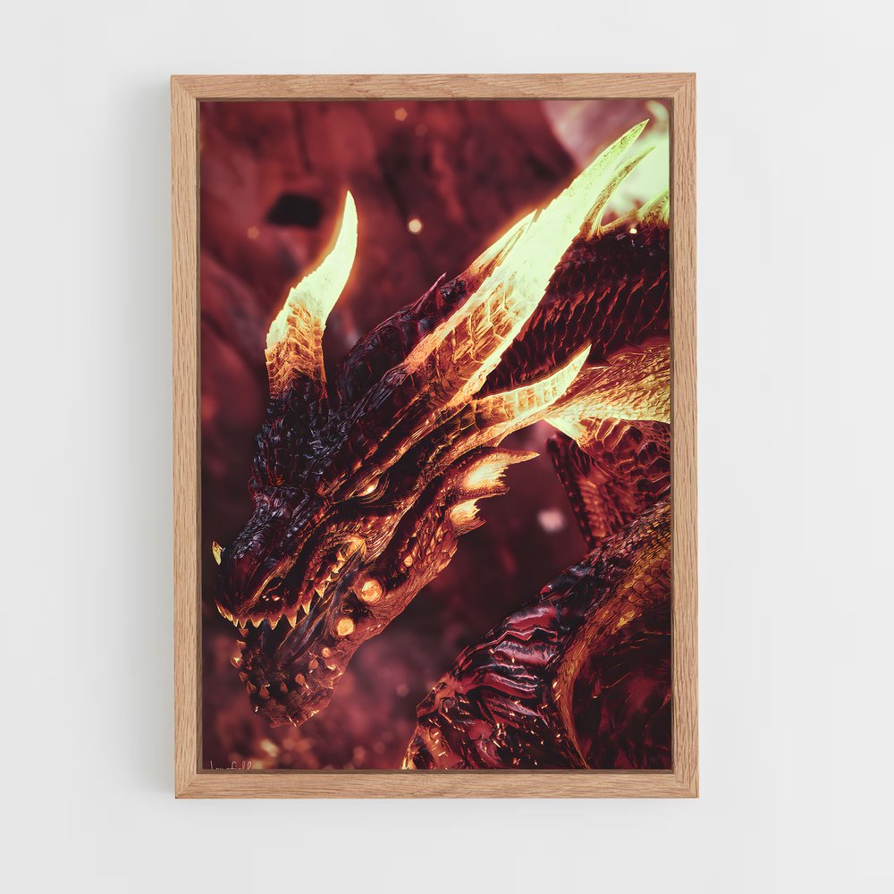 Poster Dragon de Lumière – affiche Monster Hunter (vue 4)