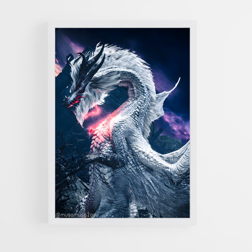Poster Fatalis dragon – affiche Monster Hunter (vue 3)