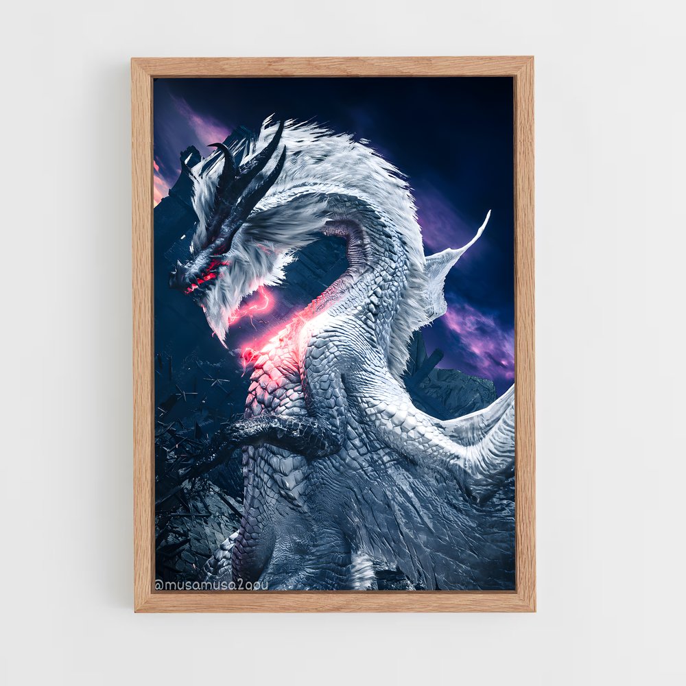 Poster Fatalis dragon – affiche Monster Hunter (vue 4)