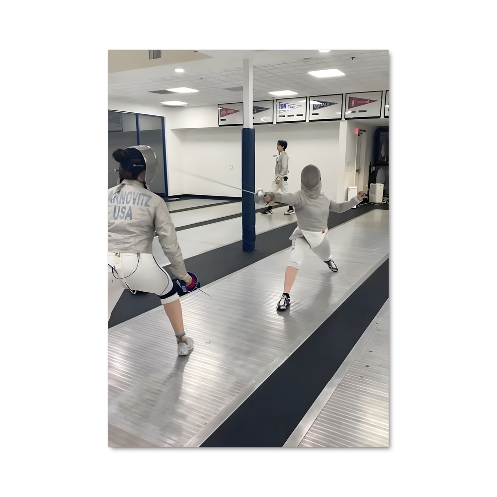 Poster Fencing Escrime