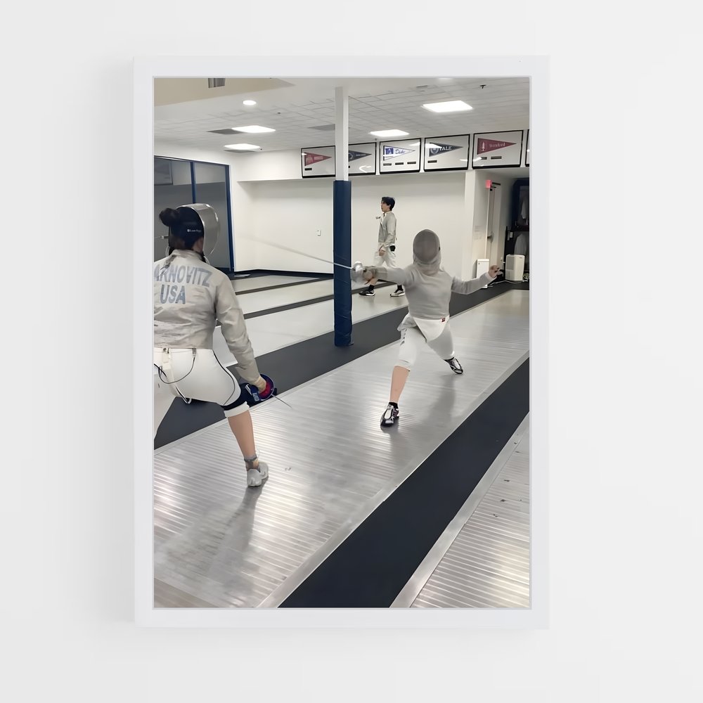 Poster Fencing Escrime (vue 3)