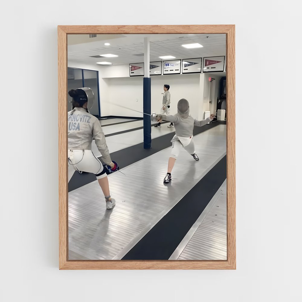 Poster Fencing Escrime (vue 4)