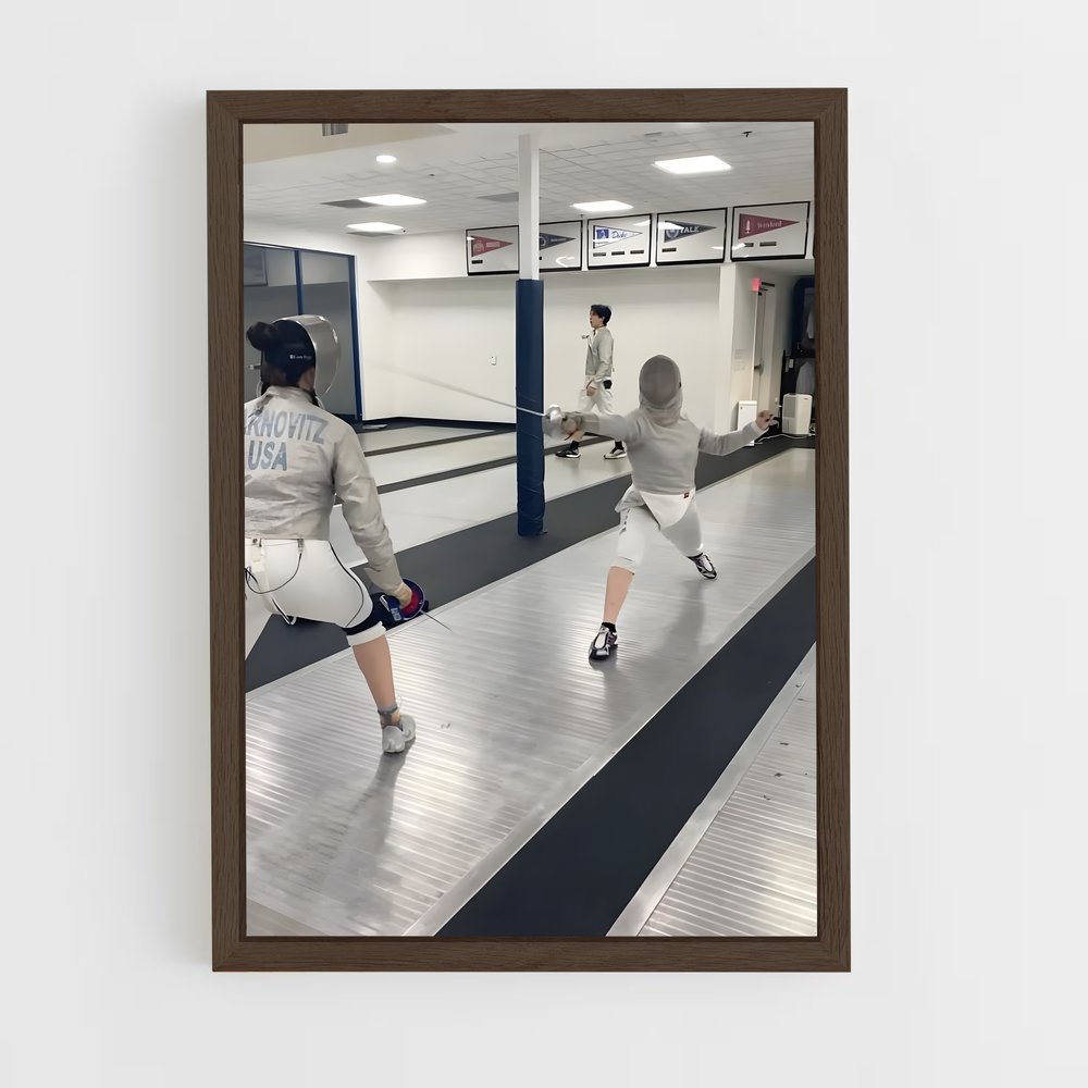 Poster Fencing Escrime (vue 5)