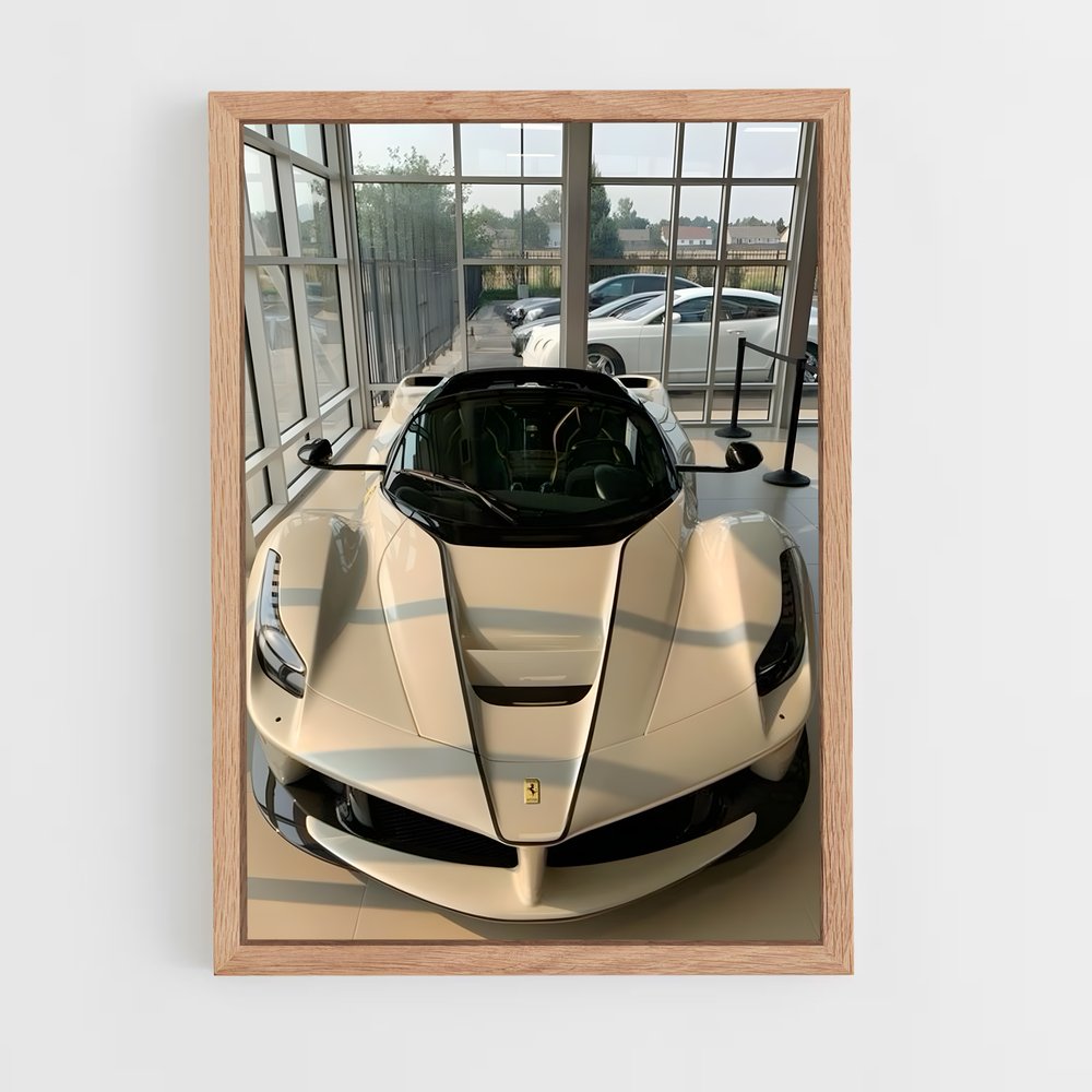 Poster Ferrari Blanche (vue 4)