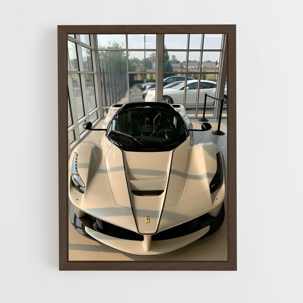 Poster Ferrari Blanche (vue 5)
