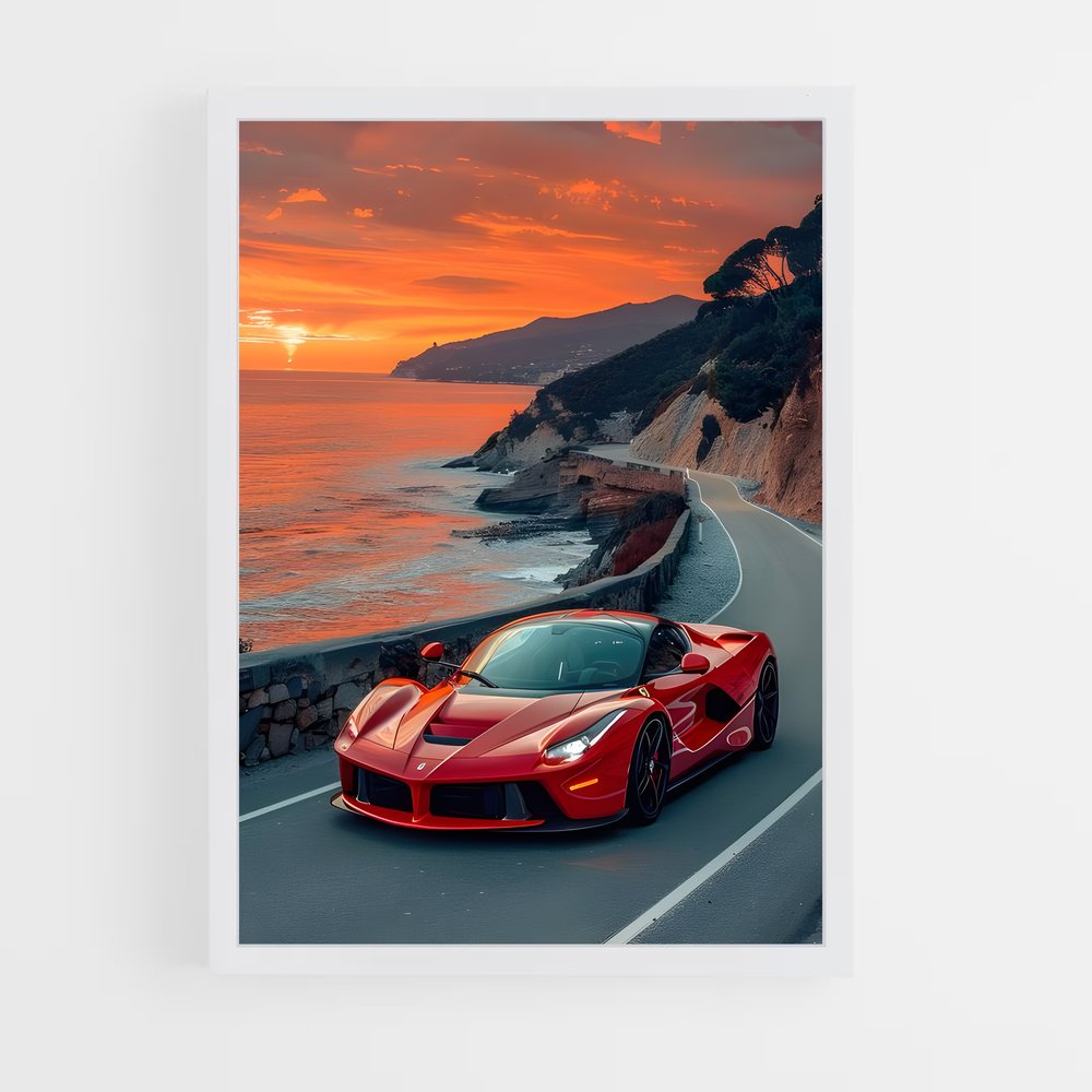 Poster Ferrari au Bord de l'Océan (vue 3)