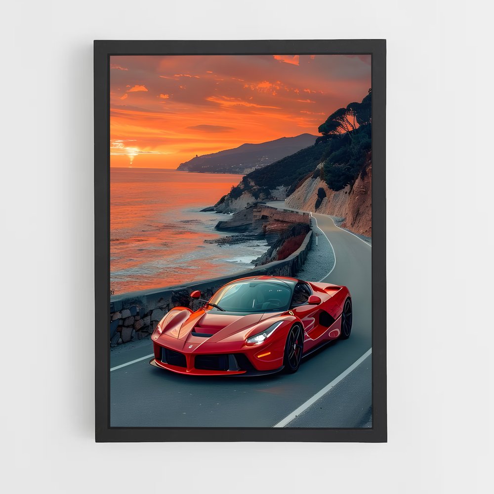 Poster Ferrari au Bord de l'Océan (vue 2)