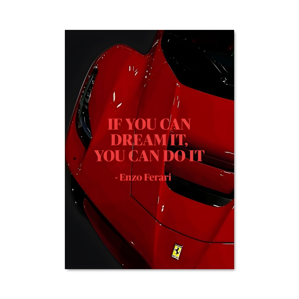 Poster Ferrari Admirez