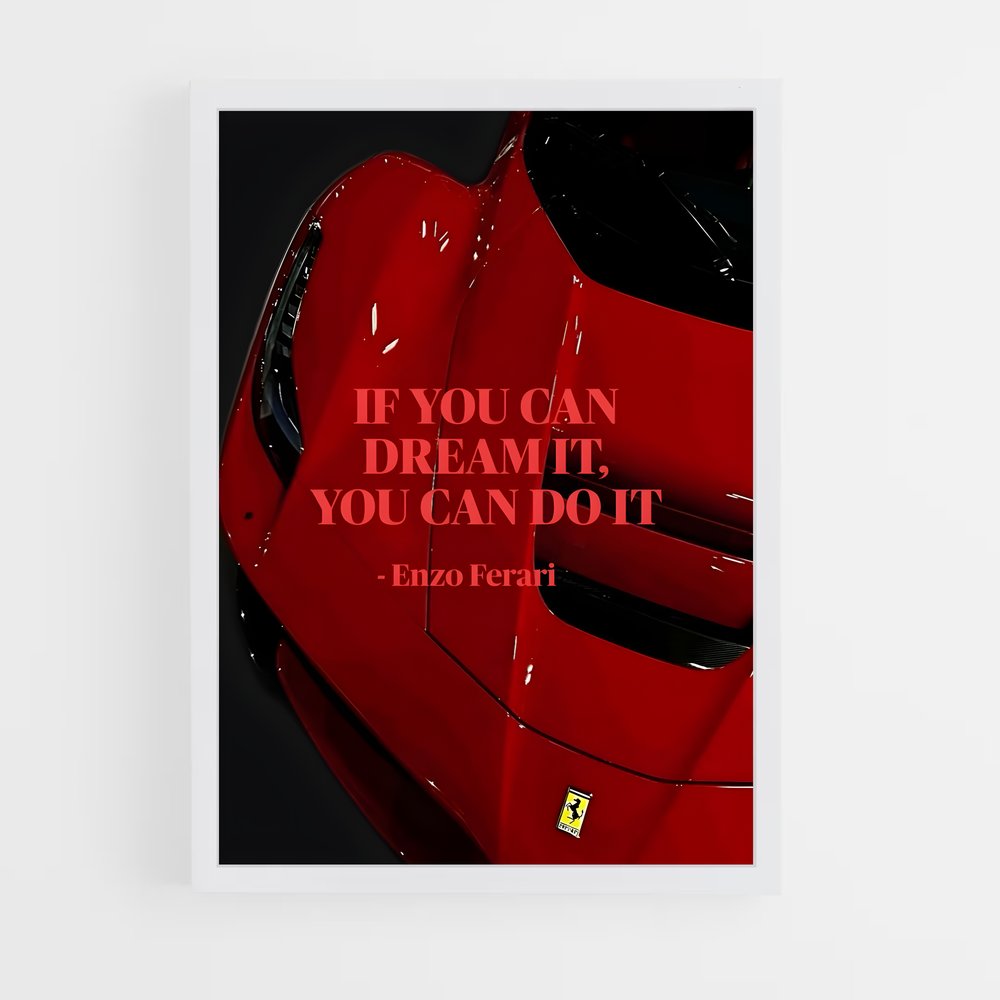 Poster Ferrari Admirez (vue 3)