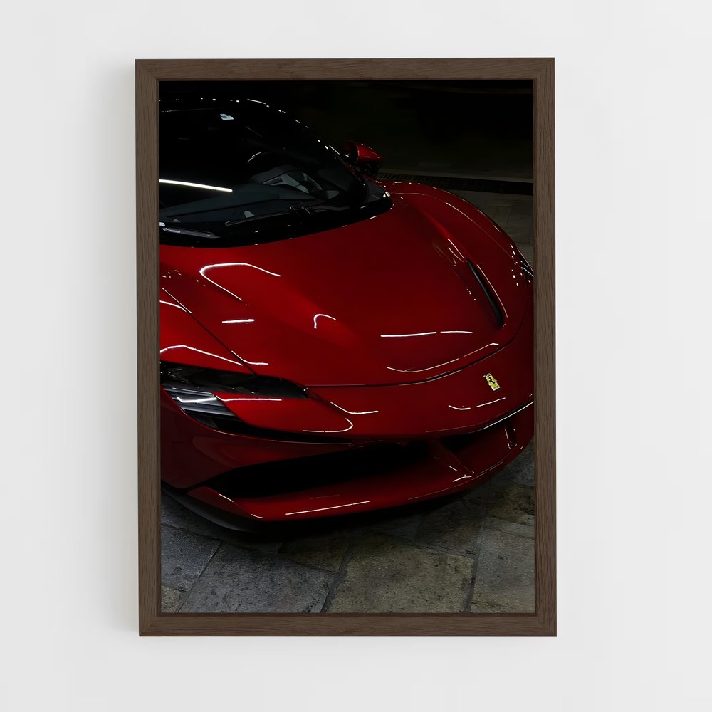 Poster Ferrari dans le Garage (vue 5)