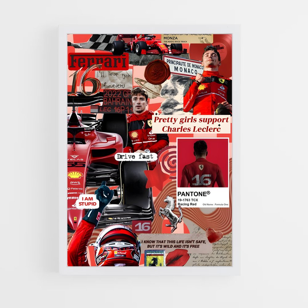 Poster Scuderia Passion – affiche Ferrari (vue 3)