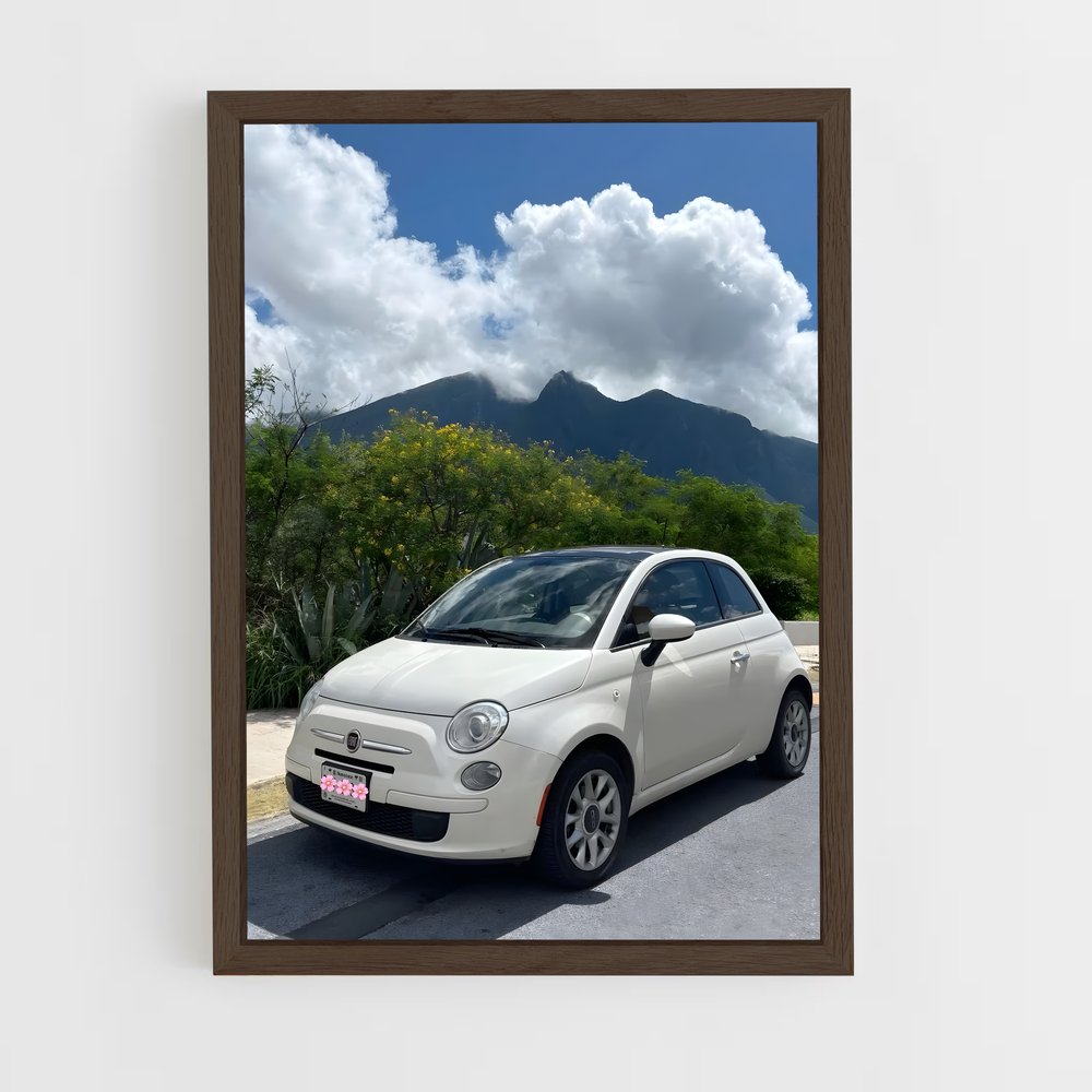 Poster Fiat et Montagnes (vue 5)