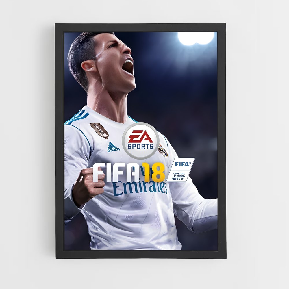 Poster Fifa 18: L'Action Sur Le Terrain (vue 2)