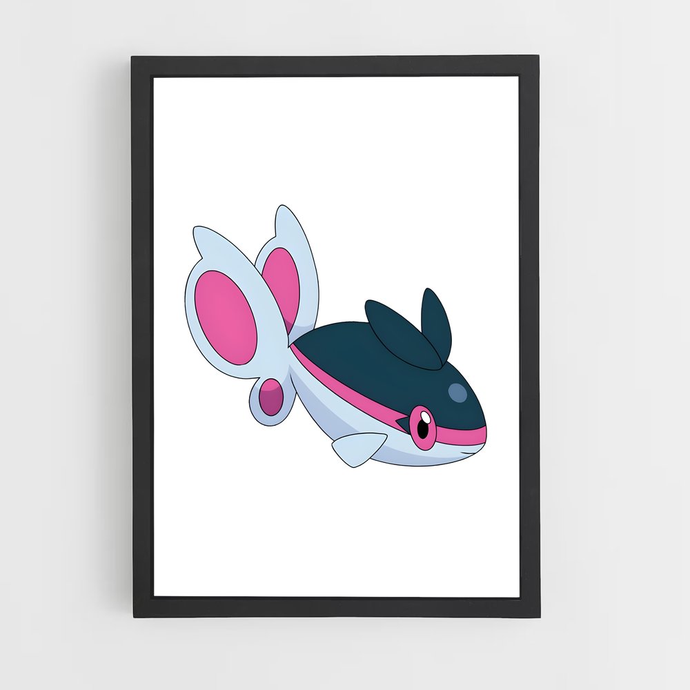 Poster Finneon le Mystérieux – affiche Pokemon (vue 2)