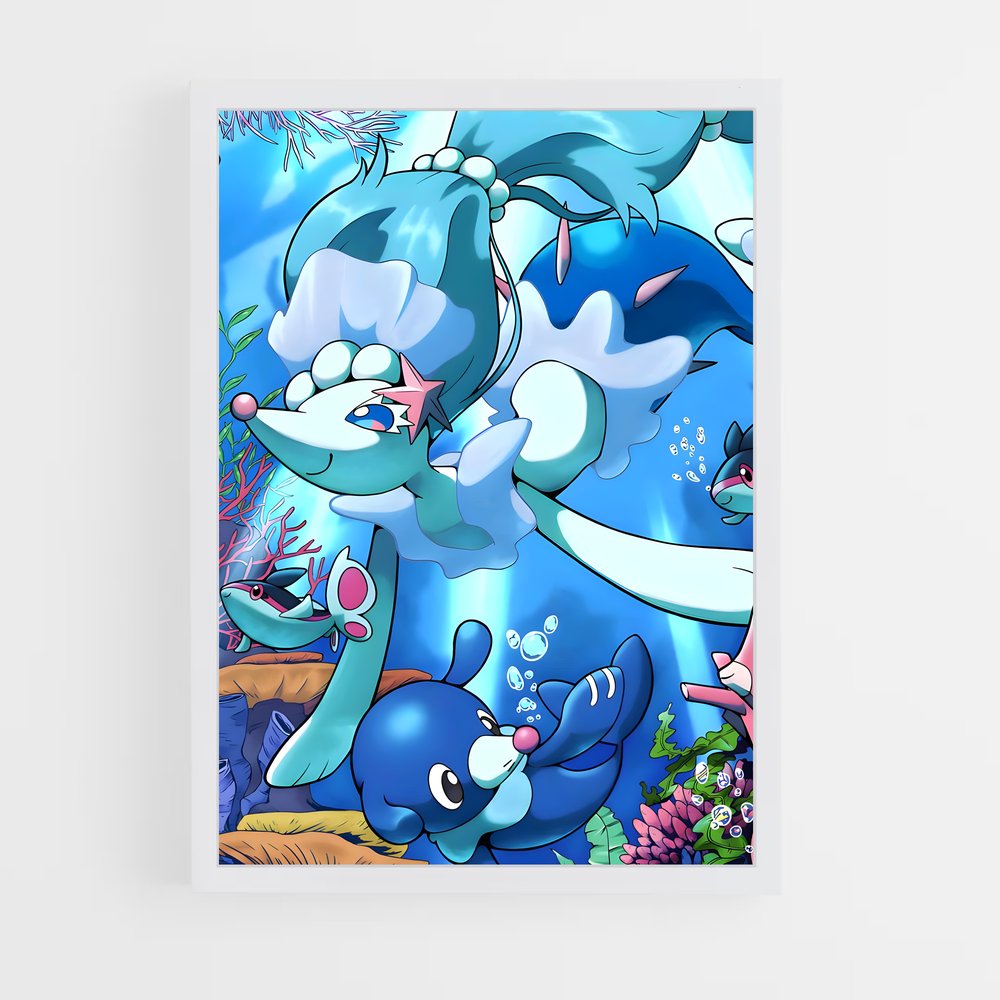 Poster Danse Océane – affiche Pokemon (vue 3)