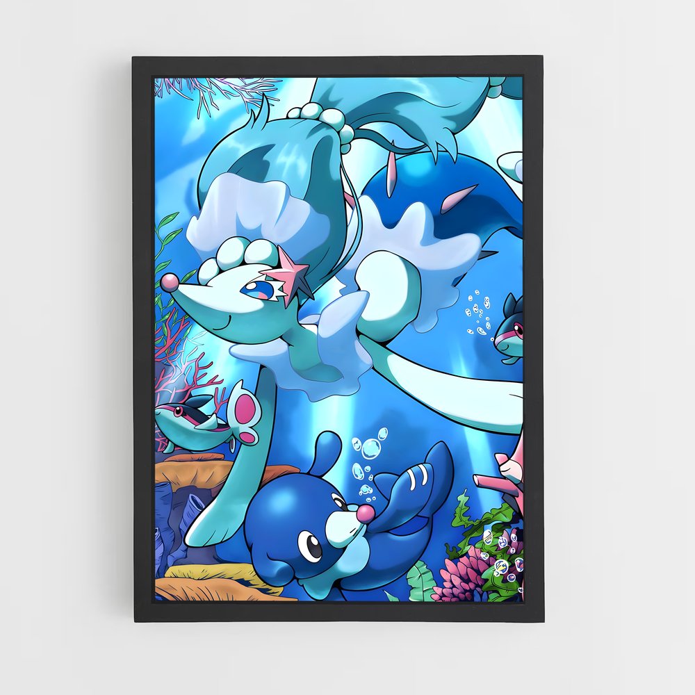 Poster Danse Océane – affiche Pokemon (vue 2)
