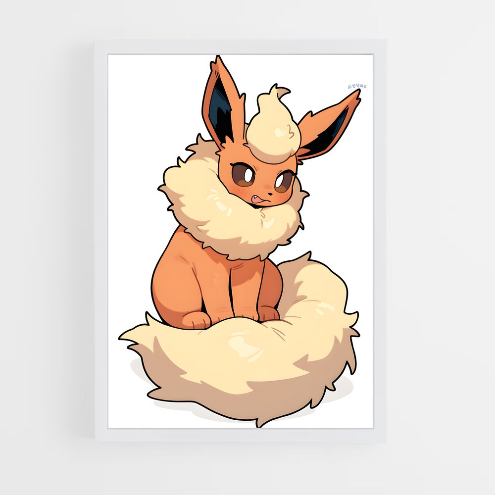Poster Flareon Dreams – affiche Pokemon (vue 3)