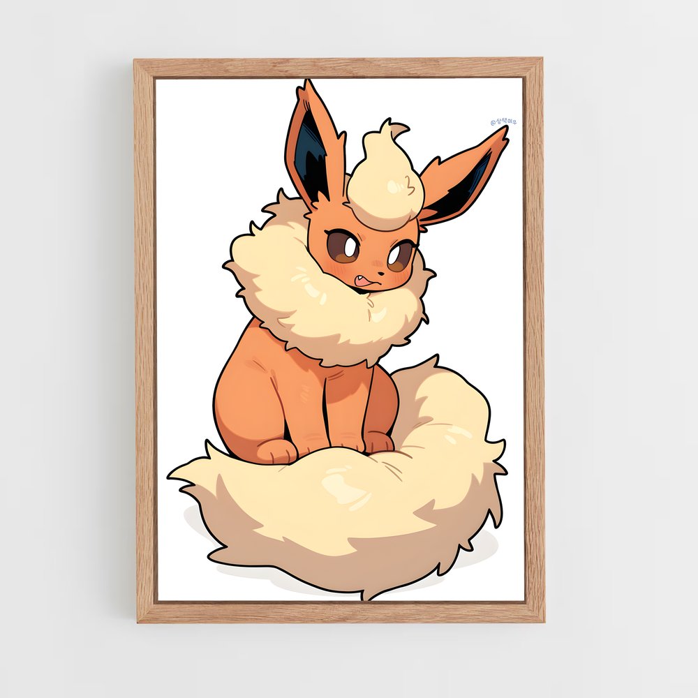 Poster Flareon Dreams – affiche Pokemon (vue 4)