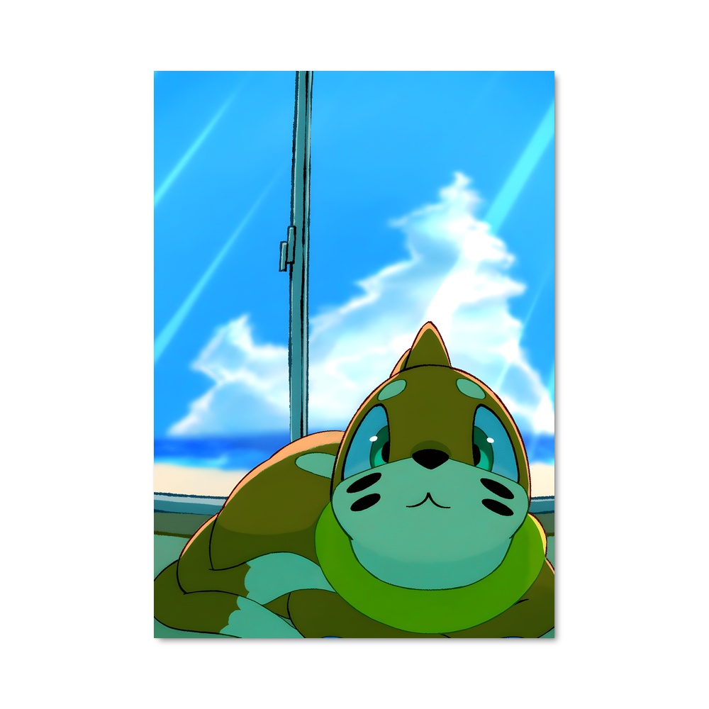 Poster Floatzel Chill – affiche Pokemon
