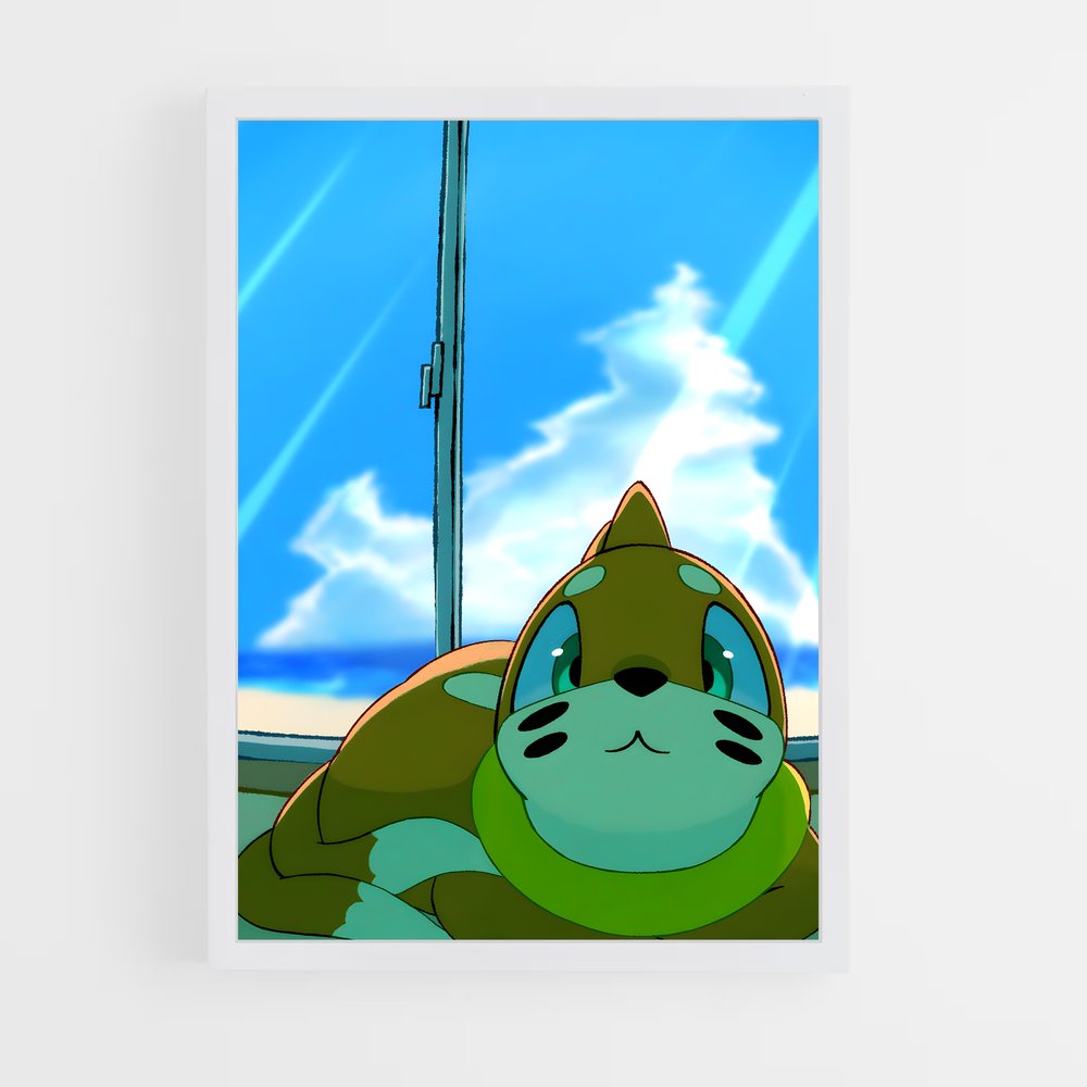 Poster Floatzel Chill – affiche Pokemon (vue 3)