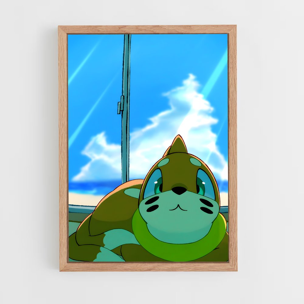 Poster Floatzel Chill – affiche Pokemon (vue 4)