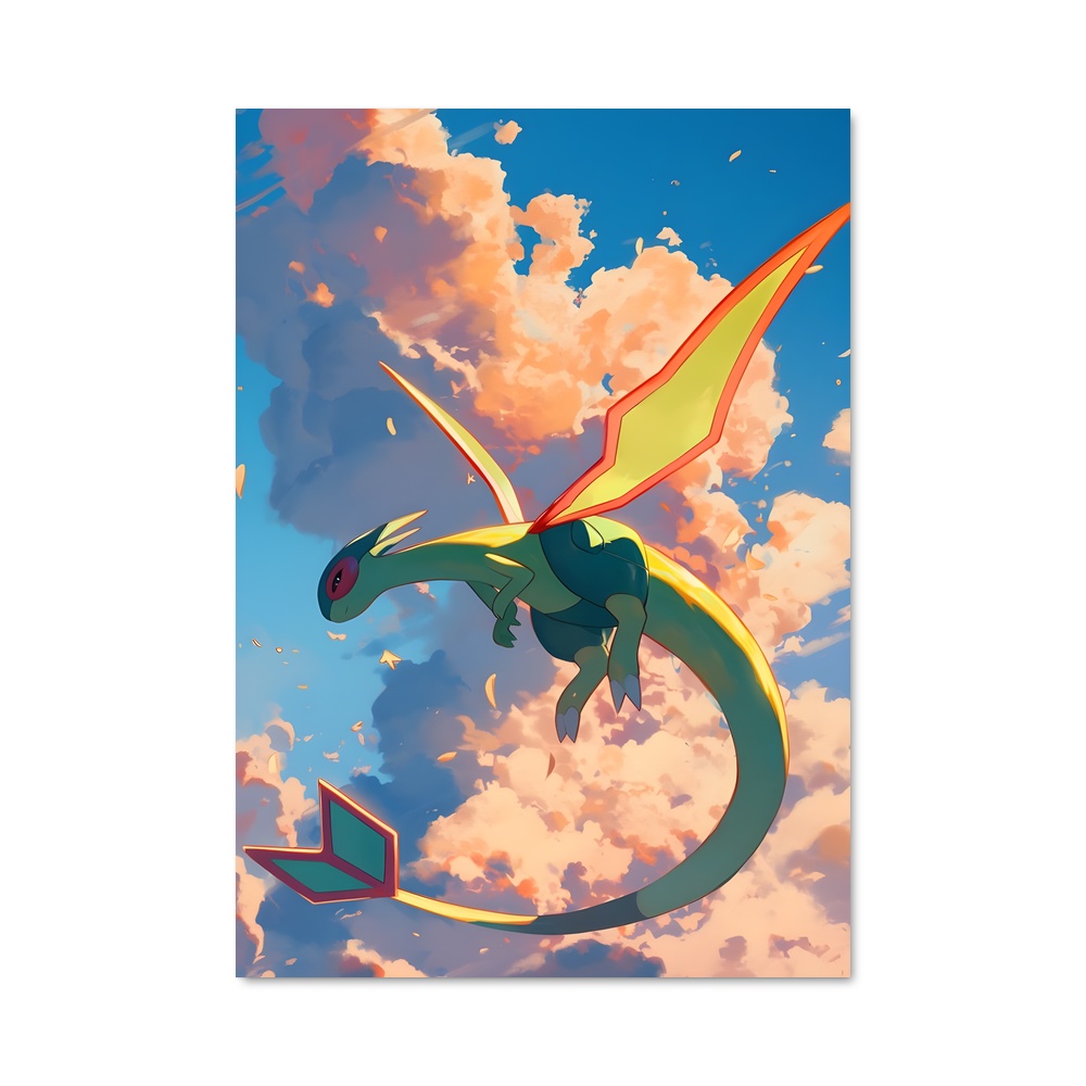 Poster Vol de Flygon – affiche Pokemon