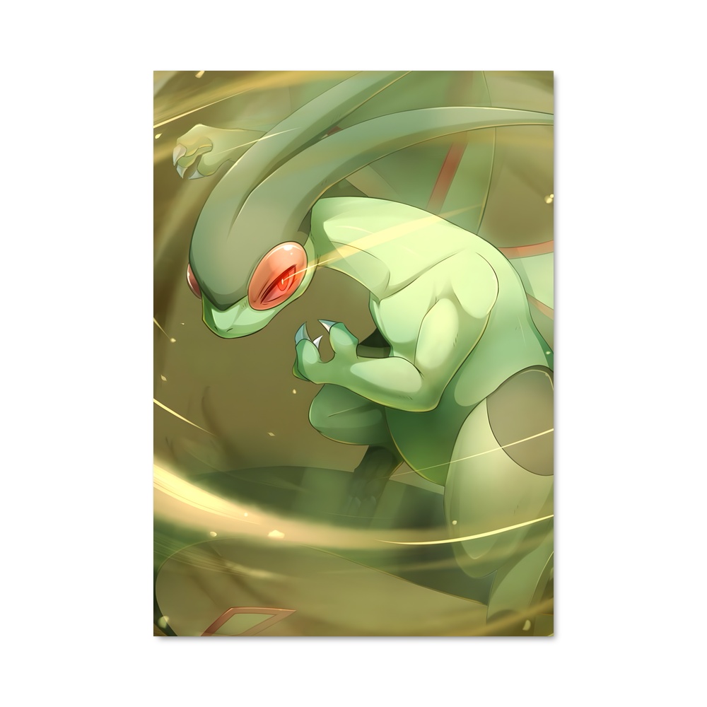 Poster Flygon nuages – affiche Pokemon