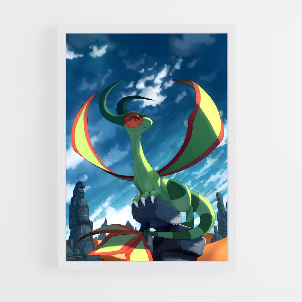 Poster Flygon Hero – affiche Pokemon (vue 3)