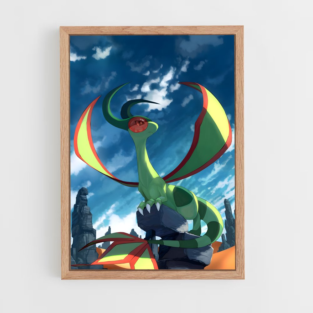 Poster Flygon Hero – affiche Pokemon (vue 4)