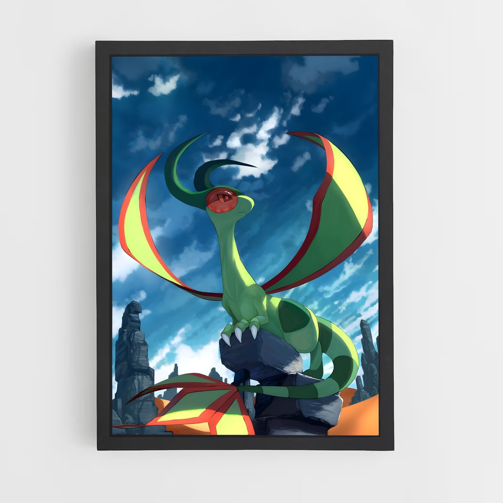 Poster Flygon Hero – affiche Pokemon (vue 2)
