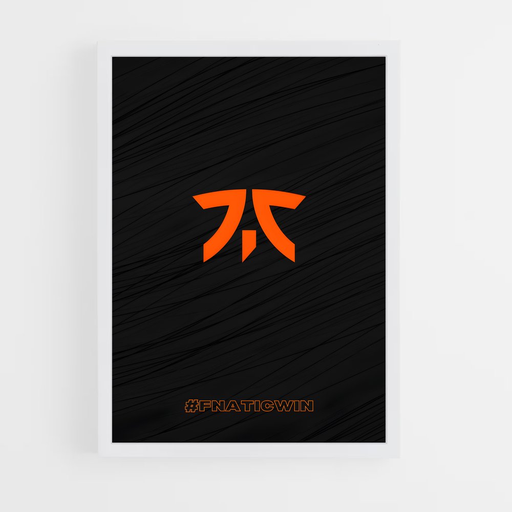 Poster Fnatic Spirit – affiche Esports (vue 3)
