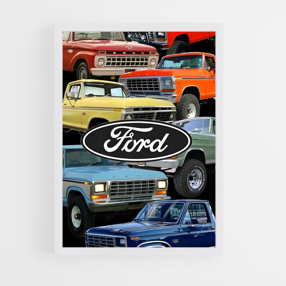 Poster Ford Vintage Drive (vue 3)