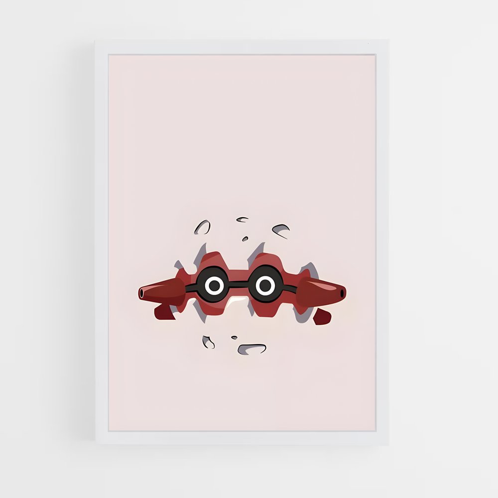 Poster Visage Brisé – affiche Pokemon (vue 3)