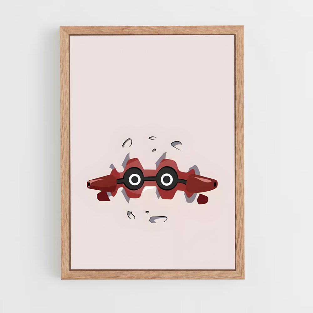 Poster Visage Brisé – affiche Pokemon (vue 4)